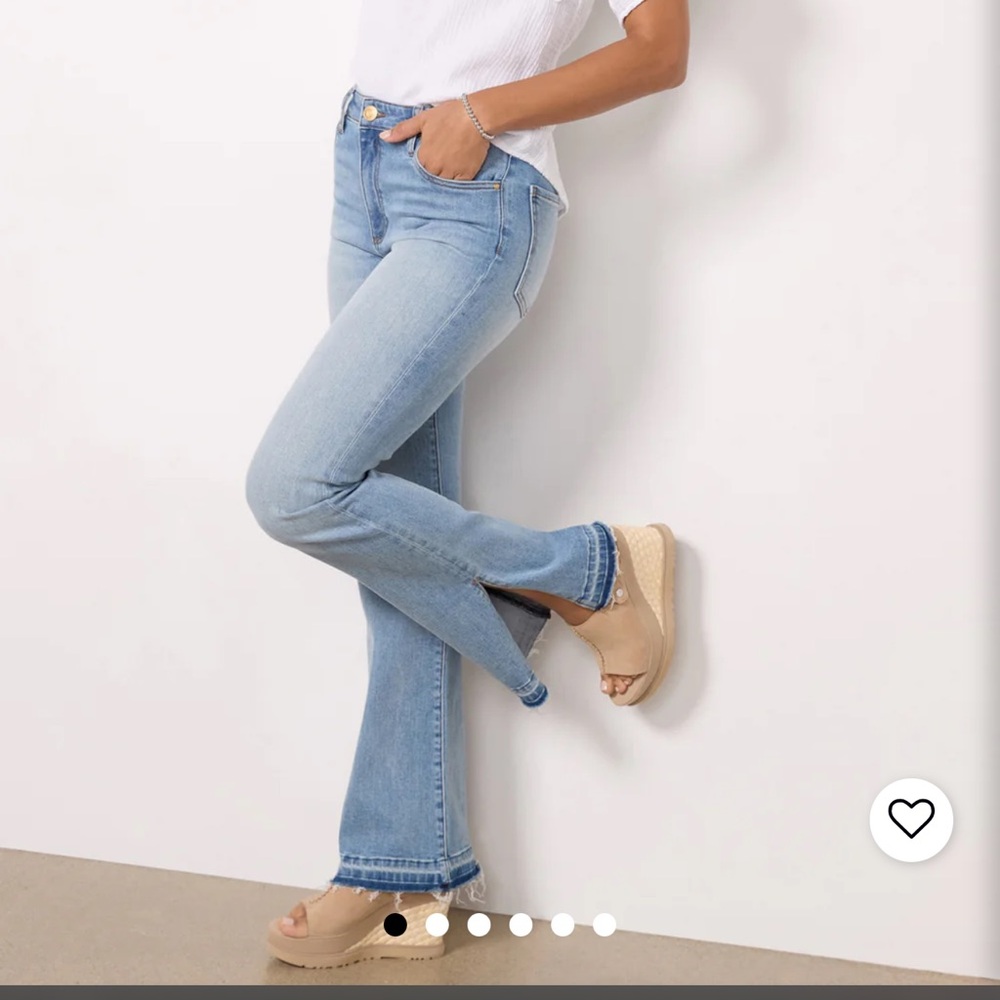 Kut from the kloth flare jeans- Stella Flare With Release Hem- size 2